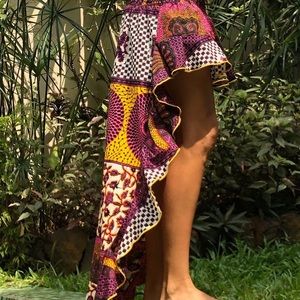 High and low skirt by Laurette .